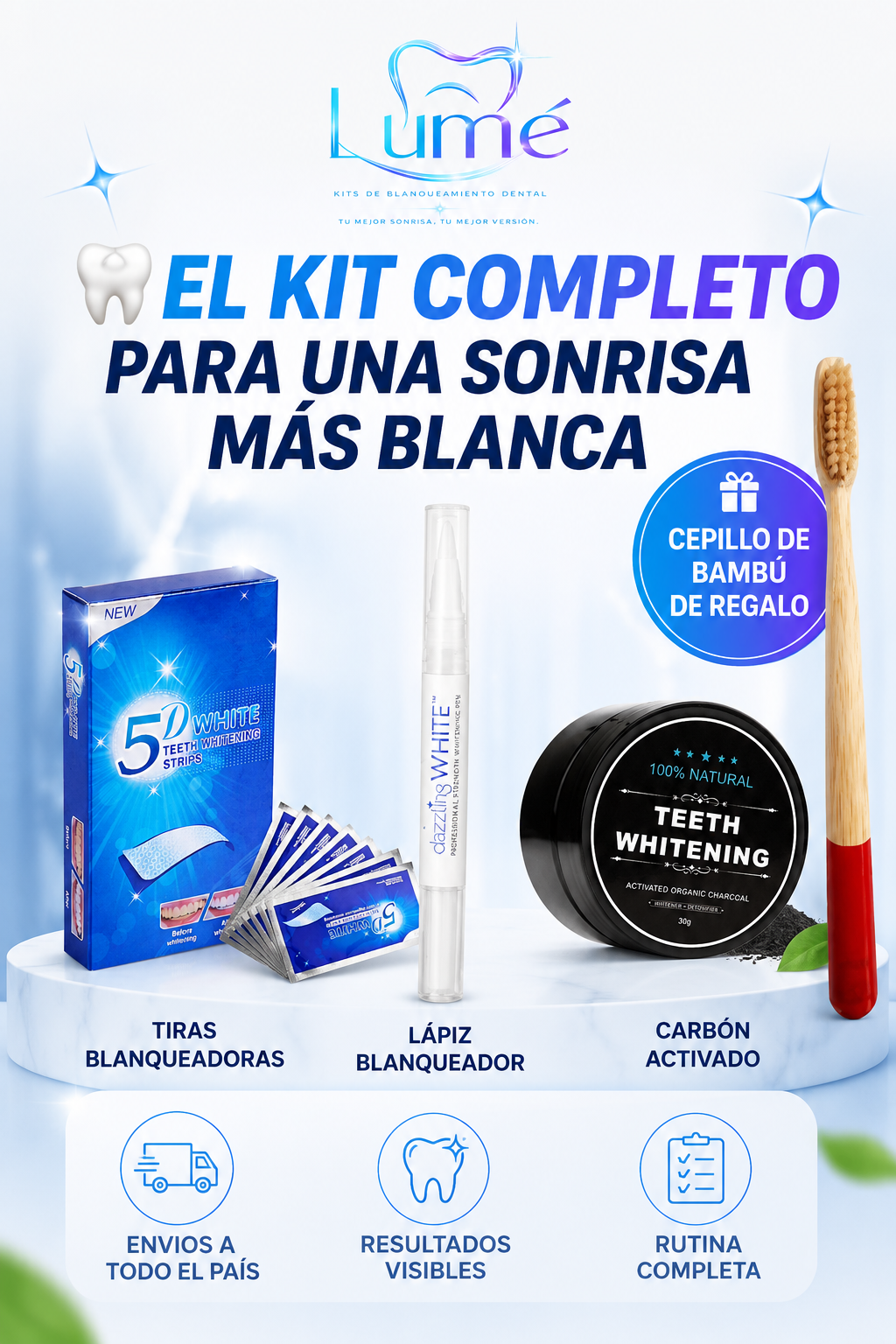 Kit de Blanqueamiento Dental Lumé